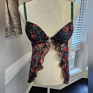 Fina flor lingerie size medium floral